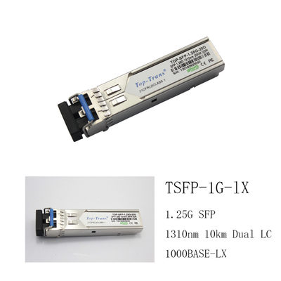 Jednomodowy transceiver SFP kompatybilny z Arista SFP-1G-LX 1310nm 10km SMF Dual LC