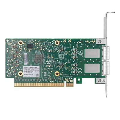 NVIDIA Connect-6 Dx MCX623106GC-CDAT External Wired Server Network Adapter-PCIe 4.0 X16-100 Gigabit QSFP56 X 2-in Stock