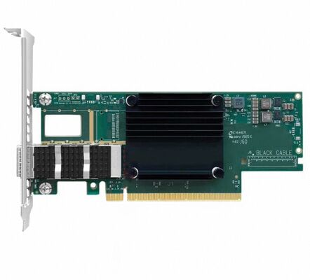 Nowy wewnętrzny przewodowy serwer MCX653105A-EFAT Connect X-6 VPI Adapter Card HDR100 EDR IB i 100GbE Single-Port QSFP56