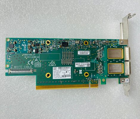 HP CX651105A Connect-6 VPI 100Gbps QSFP56 Adapter sieciowy serwera światłowodowego PCIe 3.0 X16 Wewnętrzna karta Ethernet