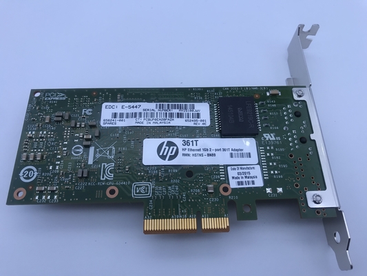 1 Gb 2 portowy serwerowy adapter sieciowy HP 361T Ethernet Serwer karty sieciowej