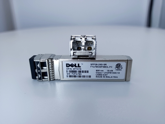 25Gb/S 850nm SFP+ Oryginalny moduł SFP DELL FTLF8536P4BNL-E5