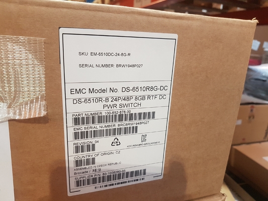 EMC DS6510B 24-portowy aktywny przełącznik Brocade SAN 8 GB EM-6510-24-8G-R