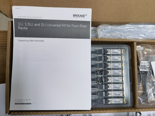 Przełącznik 32Gbps G620 Brocade SAN 48-portowy przełącznik Fibre Channel do montażu w szafie serwerowej