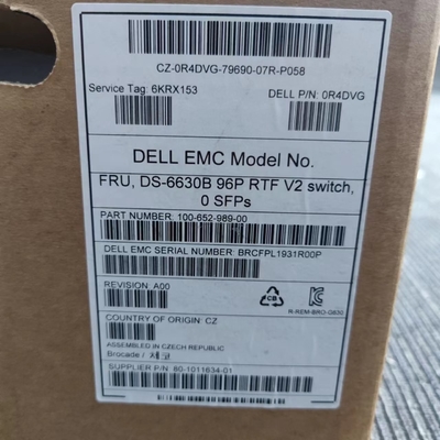 DS-6630B DELL EMC CONNECTRIX 32 GB PRZEŁĄCZNIK FC 128 portów 48 portów podstawa