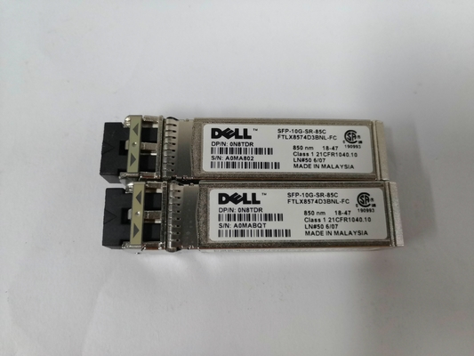 0N8TDR Transceiver Dell SFP+ 10GbE SR 850nm 300m Duplex LC