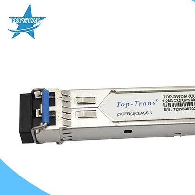1.25G DWDM SFP Duplex LC SFP Transceiver optyczny 80Km Hot Pluggable