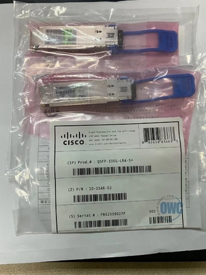 Moduł 1310nm 10km 100G QSFP28, Cisco QSFP-100G-LR4-S 10-3146-01