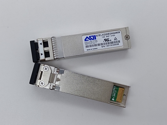 SFP+ DWDM Dual LC 10G 40km Transceiver SMF AOI A7ELXD20EDMA0609 Optyczny