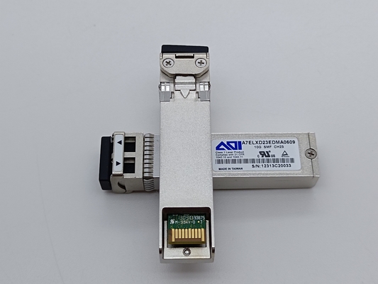 Podwójny nadajnik-odbiornik LC 10G SMF 40 km SFP + DWDM Oryginalny AOI A7ELXD23EDMA0609