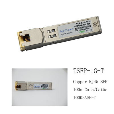 Arista SFP-1G-T Kompatybilny miedziany transceiver optyczny RJ45 SFP 100 m Cat5 Cat5e