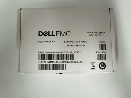 Dell EMC S28-10G-25G-SR-85C LTF8505-BE+-DEN 0M14MK optyczny moduł nadawczo-odbiorczy
