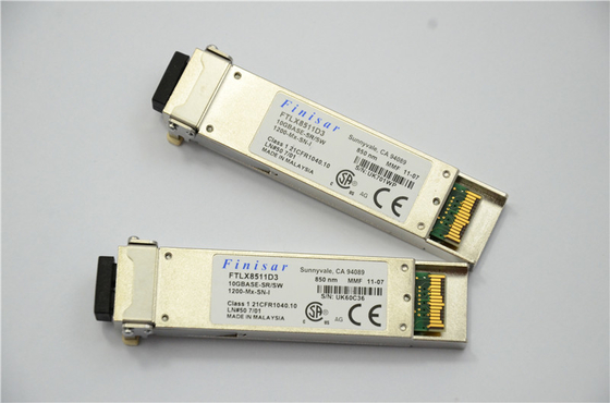 Transceiver optyczny Finisar FTLX8511D3 850nm XFP dla 10GBASE-SR / SW 10G Ethernet
