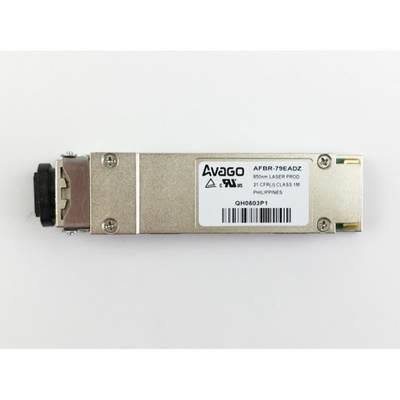 40G QSFP + SR4 850nm 150m MTP / MPO Wielomodowy moduł światłowodowy Marka Avago