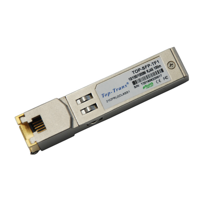 Miedziany nadajnik-odbiornik RJ45 SFP 1GbE 1000BASE-T Mellanox MC3208411-T