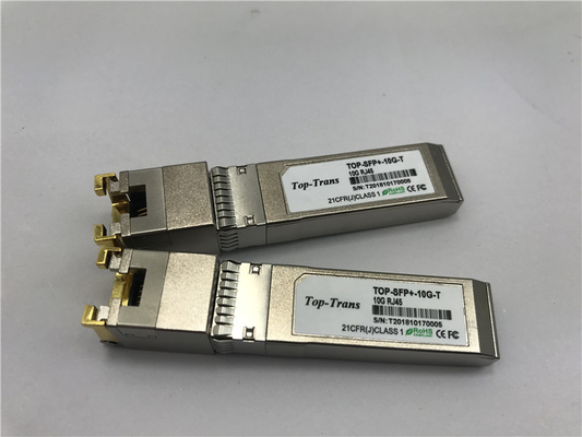 Mellanox MFM1T02A-T kompatybilny z 10GBASE-T 10G miedziany nadajnik-odbiornik RJ45 SFP+