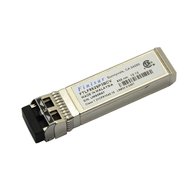 Finisar FTLF8529P3BCV 16 GB Fibre Channel Moduł nadawczo-odbiorczy dla 850nm długości fali LC SFP + złącze dupleksowe