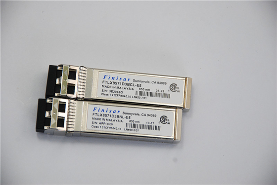 Oryginalny Finisar FTLX8571D3BNL Module Compliant 10Gb/S 850nm SFP+ Optical Datacom Transceiver