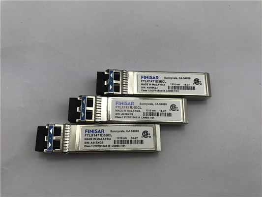 Oryginalny moduł Finisar FTLX1471D3BCV 10G Dual Rate10km SFP+ 10km SFP+ Transceiver optyczny