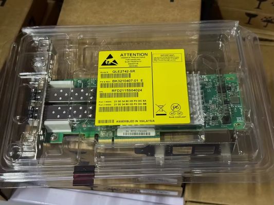 QLE2742-SR-CK PCIe 3.0 Dual-Port 32GFC SR-Optic SFP Adapter 32Gb Fibre Channel dla urządzeń światłowodowych