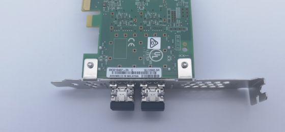 QLE2692-SR-SP 16gbps Dual-Port PCI-Express 3.0 X8 Fibre Channel Host Bus Adapter Fiber Optic Equipment Data Center Use 1 Year