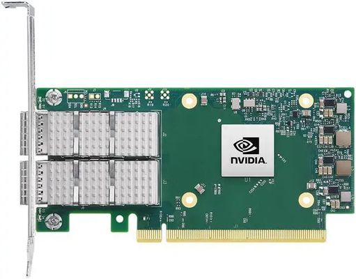 Karta adaptera bezprzewodowego NVIDIA MCX621202AC-ADAT wewnętrznego serwera 25GbE dwuportowa SFP28 PCI Express 4.0 X16, dostępna