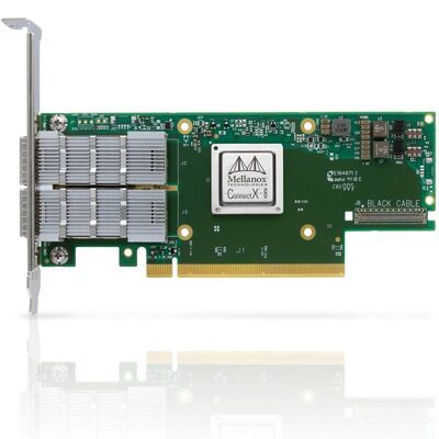 Mellanox MCX653106A-HDAT 40G Dwuportowa karta adaptera światłowodowego QSFP56 dla 40G Ethernet z 1 roczną gwarancją