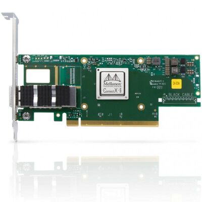 Nowy wewnętrzny przewodowy serwer MCX653105A-EFAT Connect X-6 VPI Adapter Card HDR100 EDR IB i 100GbE Single-Port QSFP56