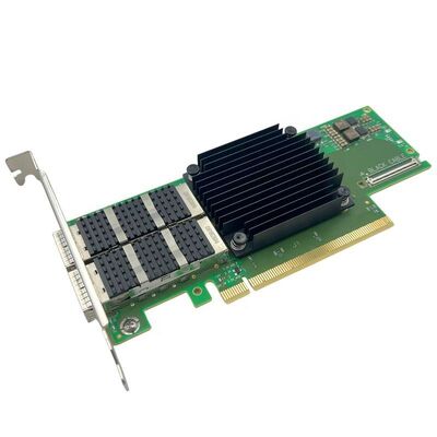 Karta Ethernet Mellanox ConnectX-6 Series MCX653106A-EFAT PCIe4.0 X16 Wewnętrzna Dwuwportowa 100Gb/s QSFP56 Zastosowanie Serwerowe