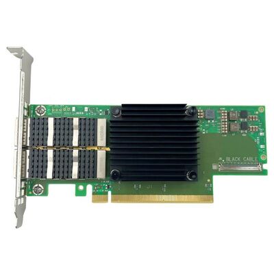 NVIDIA ConnectX-6 Series Ethernet Adapter MCX653106A-EFAT PCIe4.0 X16 Wewnętrzny podwójny port 100Gb/s QSFP56 Server Stock