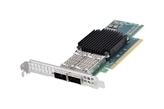 HP CX651105A Connect-6 VPI 100Gbps QSFP56 Adapter sieciowy serwera światłowodowego PCIe 3.0 X16 Wewnętrzna karta Ethernet