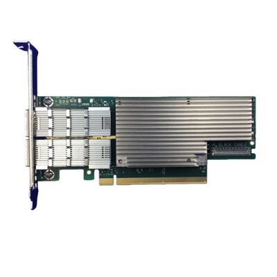 NVIDIA Connect-6 VPI Series MCX654106A-HCAT Ethernet Network Interface Card PCIe 3.0x16 Dual Port 200Gb/s Serwer QSFP56