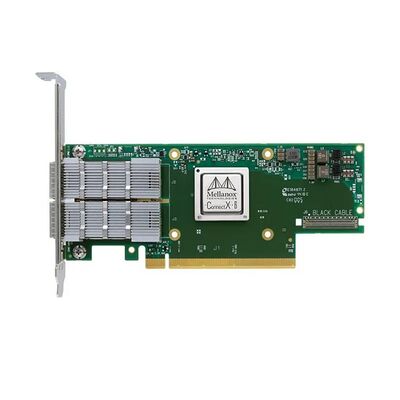 Nowy Mellanox MCX654106A-ECAT Connect-6 Dual-Port QSFP56 100GbE Wired Network Card Data Center PCIe Internal Server Stock