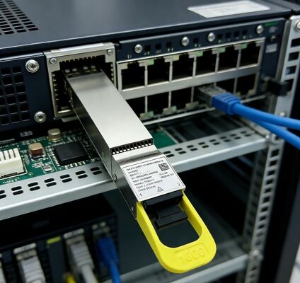 MMS4A00 1600Gbps 2xDR4 Podwójny port OSFP 2xMPO 1310nm Jednowarunkowy nadajnik 500M Moduły optyczne