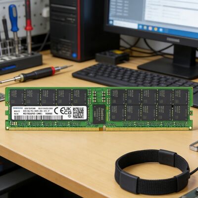 Oryginalna pamięć Samsung M321R8GA0PB0-CWMCJ 64 GB DDR5 ECC RDIMM 288-pinowa dla serwerów korporacyjnych