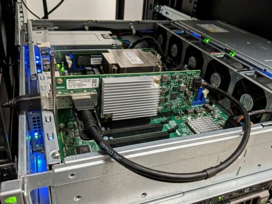 Mellanox MCX75310AAS-NEAT ConnectX-7 400Gb/s NDR InfiniBand Single Port OSFP PCIe 5.0 x16 Karta sieciowa dla serwera AI