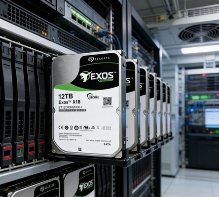 Dysk twardy Seagate ST12000NM000J Exos X18 12TB SATA3 7200RPM 256MB Enterprise Server HDD