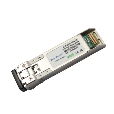 Moduł optyczny 10G Base -ZR SFP + 100Km SMF do telekomunikacji i transmisji danych 10G
