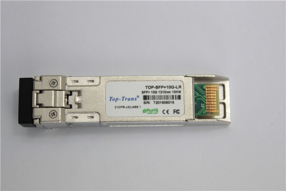 Przemysłowy jednomodelowy nadajnik-odbiornik światłowodowy 10G SFP 10Km