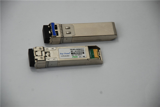 Pojedynczy nadajnik-odbiornik wielomodowy 80Km CWDM Sfp Moduł optyczny dla 10G Ethernet