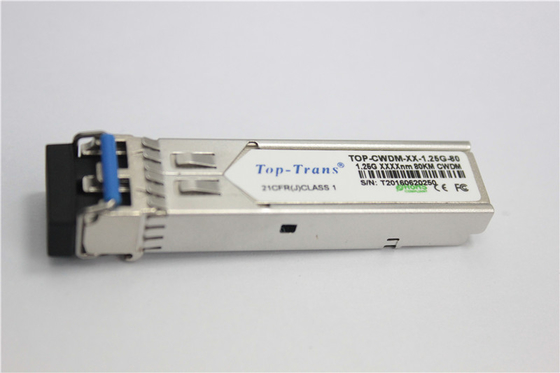 1,25 g Moduł nadawczo-odbiorczy SFP Złącze światłowodowe LC 80 km Fast Ethernet w trybie pojedynczym