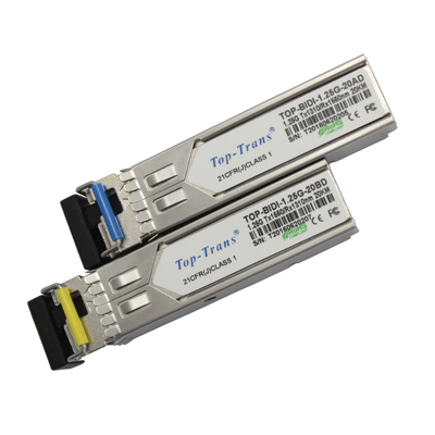 Dwukierunkowy transceiver SFP 20 km 1,25 g 1310nm TX / 1490nm RX
