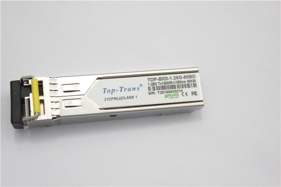 Toptrans BIDI 1.25G-80AD/BD SFP Transceiver optyczny 80KM Rohs