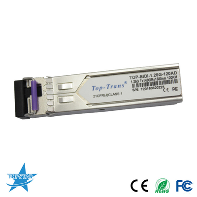 1310/1550nm 120KM optyczny transceiver SFP 1.25G Moduł Bidi SFP
