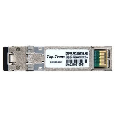 25g Sfp28 Transceivery DWDM 25GBASE CPRI Pasmo C 40KM SMF Dual LC DOM dla dostępu 5G IoT