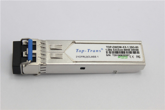 1.25G DWDM SFP Duplex LC SFP Transceiver optyczny 80Km Hot Pluggable