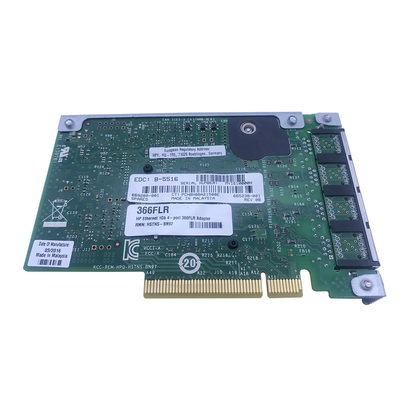 Adapter serwerowy Ethernet 366FLR 4-portowa karta sieciowa Intel 1 GB Nic