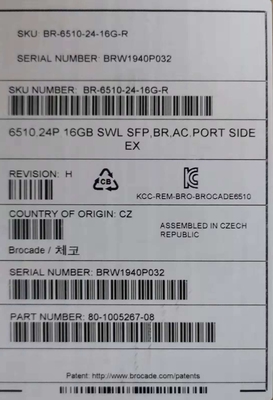 BR-6510-48-16G-R Brocade Enterprise Bundle Switch 48 portów Managed Rack
